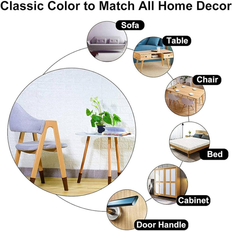 4隻裝 椅子腿針織防滑防刮擦襪飾蓋地板保護帽