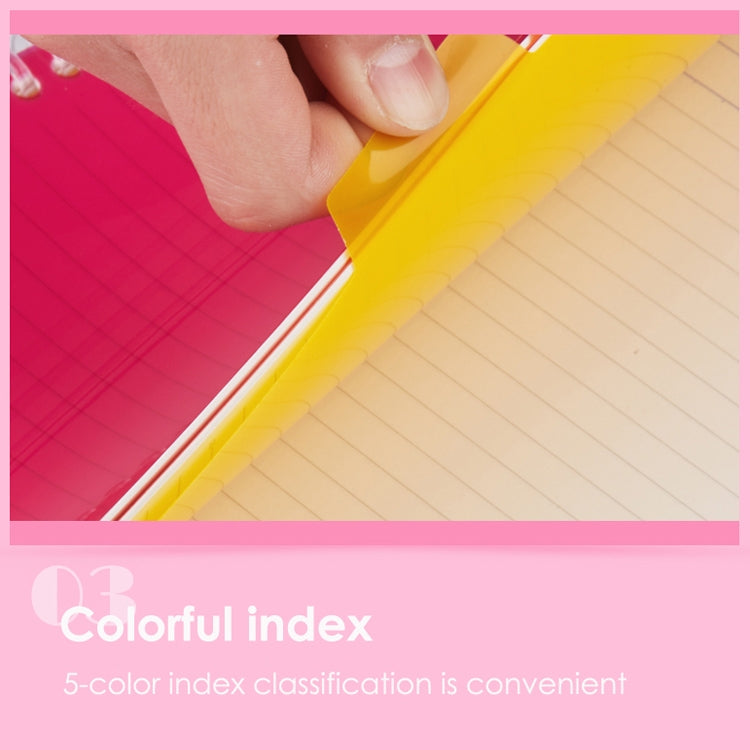 活頁記事簿彩虹曲奇每日計劃個人日記筆記本