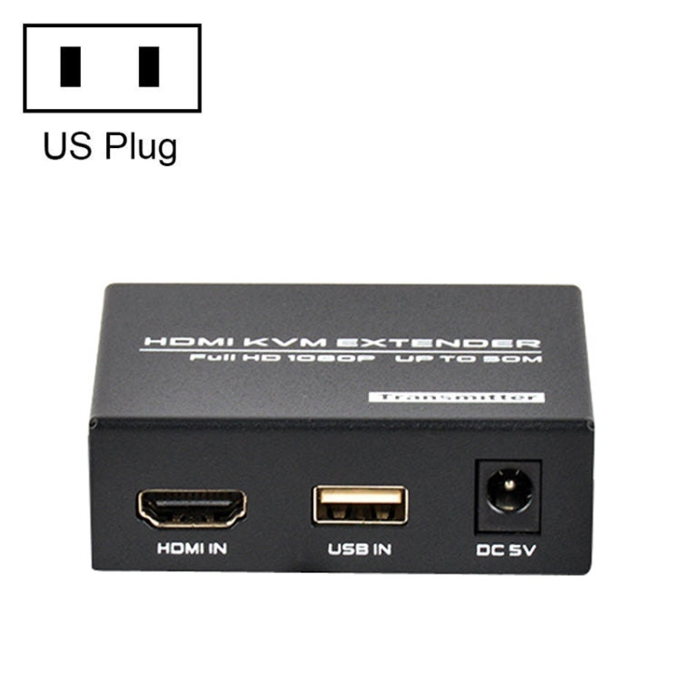 FJGEAR FJ-HKV50 HDMI+USB轉KVM 1080P IP 50M延長器