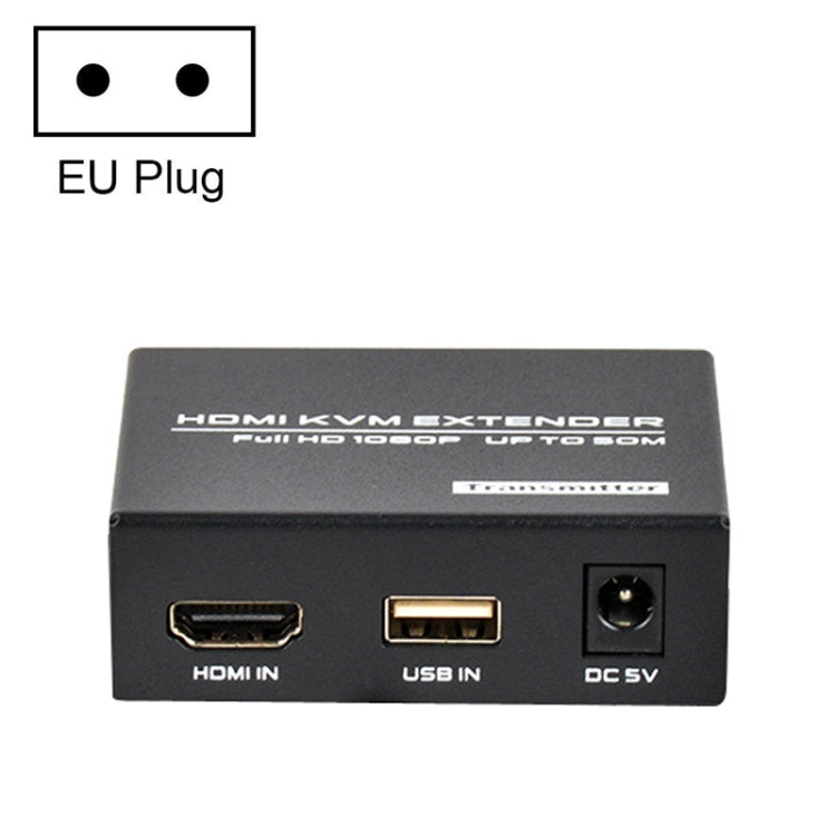 FJGEAR FJ-HKV50 HDMI+USB轉KVM 1080P IP 50M延長器