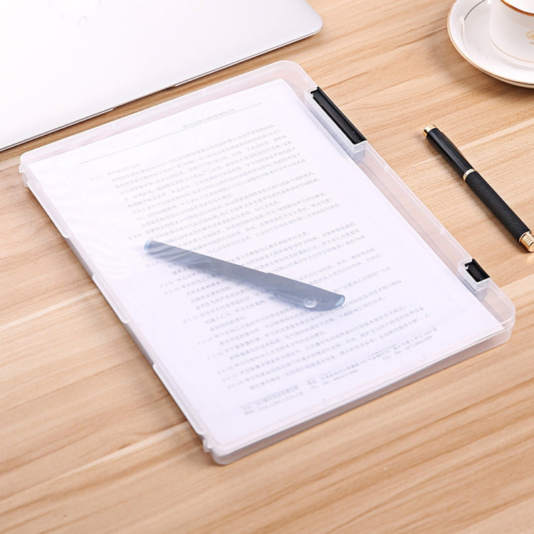 2個賣 A4透明文件收納盒  塑料文件夾  檔案文檔存儲支架