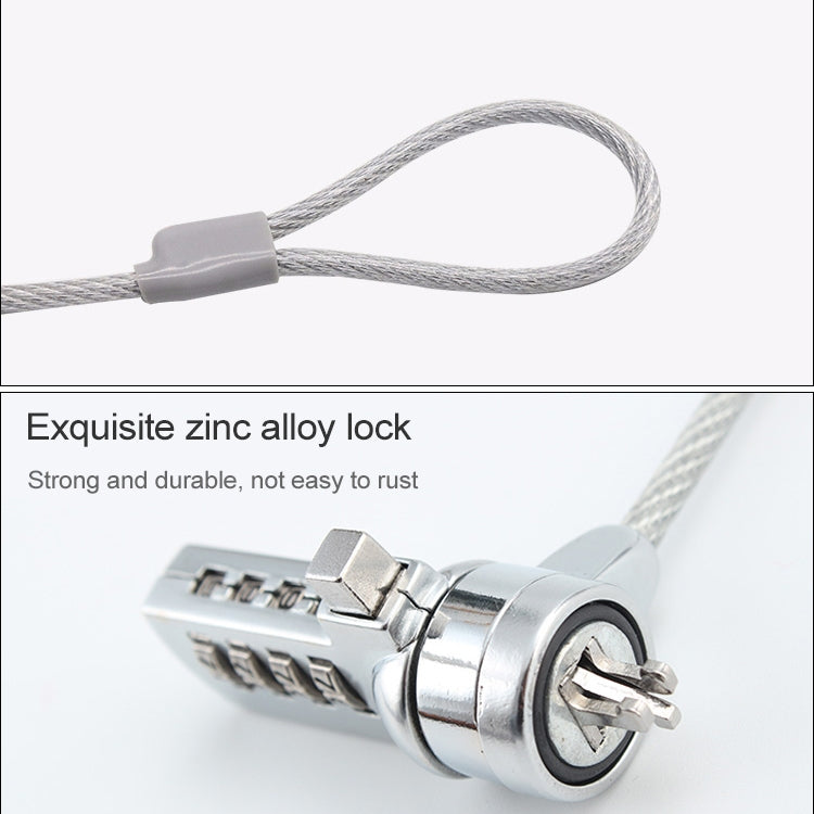 四位数字電腦鎖筆記本通用防盜密碼鎖