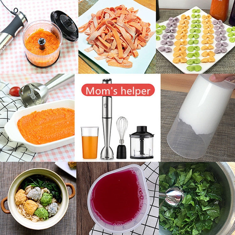 多功能料理機手持式攪拌器 可拆卸魔力棒 5檔變速不銹鋼料理棒  國標