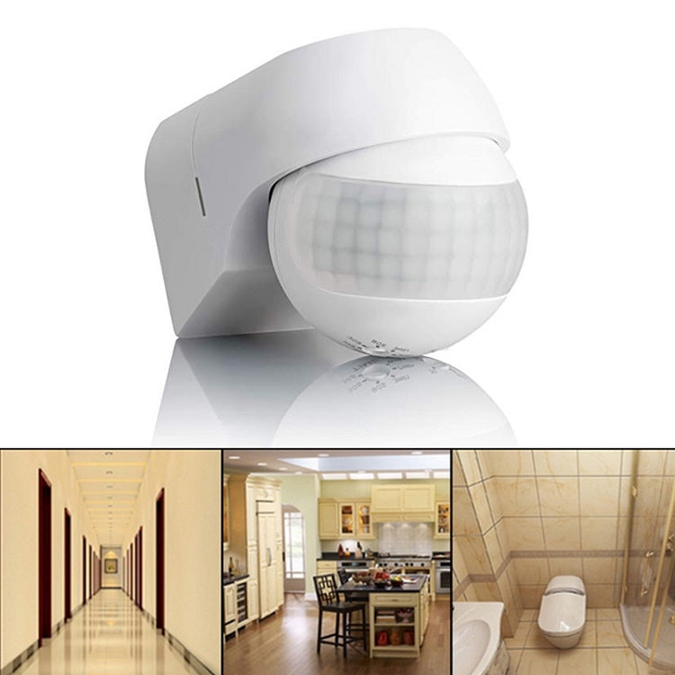 球型遠距離牆壁式防水戶外人體紅外感應開關探測器 AC 110-220V