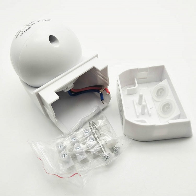 球型遠距離牆壁式防水戶外人體紅外感應開關探測器 AC 110-220V