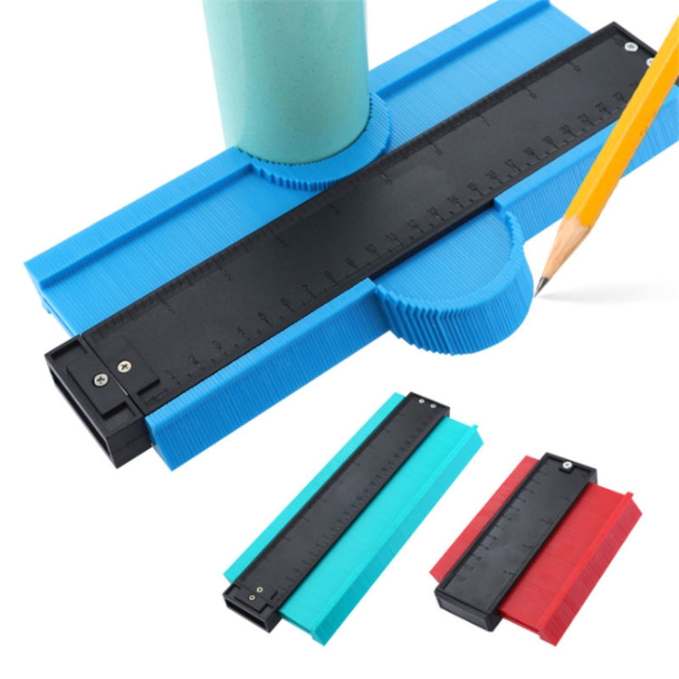 10英寸 多功能木工不規則輪廓弧度量規工具