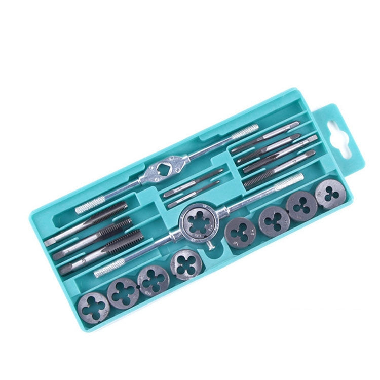 手用板牙模型絲錐板牙套裝手動攻絲鑽螺紋孔