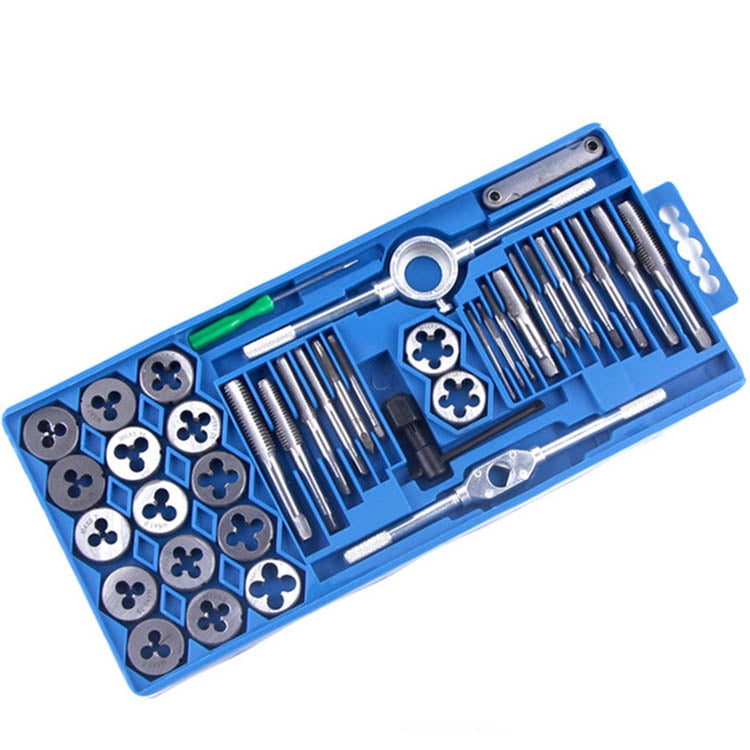 手用板牙模型絲錐板牙套裝手動攻絲鑽螺紋孔