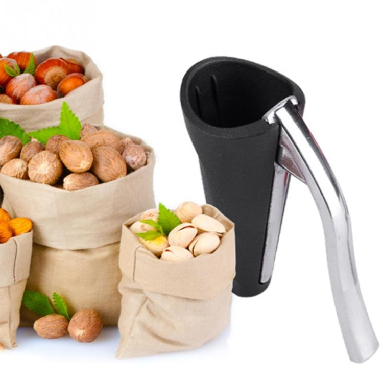 鋅合金漏斗形核桃夾 堅果開口器廚房剝殼器小工具