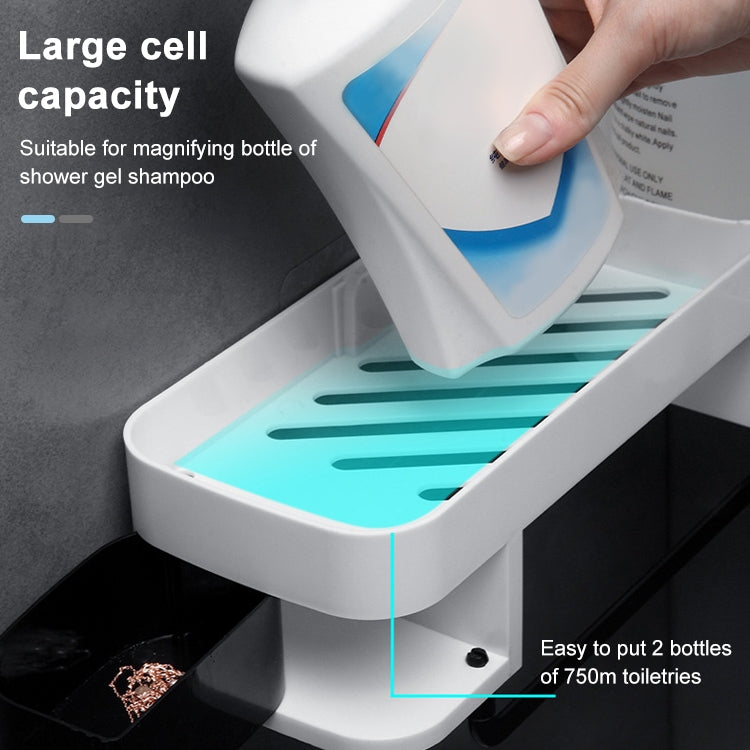 2個裝 浴室配件淋浴架無縫旋轉腳架無縫燈具貨架廚房三腳架