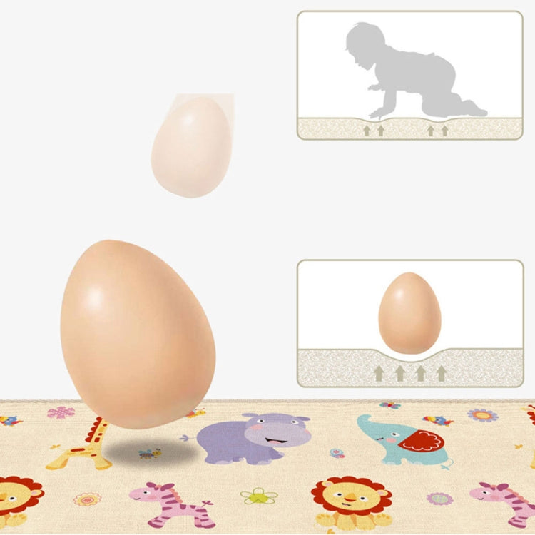 寶寶兒童卡通加厚摺疊舒適的爬行墊遊戲墊