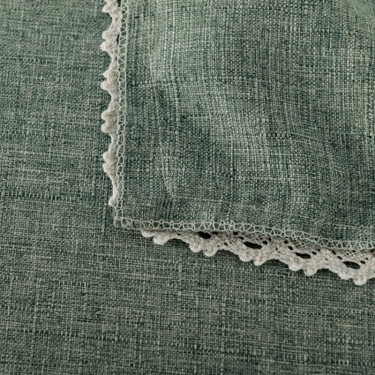 裝飾桌布仿亞麻花邊桌布餐台套