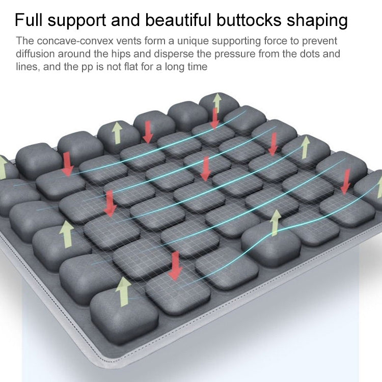 空氣坐墊3D立體氣囊透氣辦公室美臀痔瘡墊減壓按摩椅墊