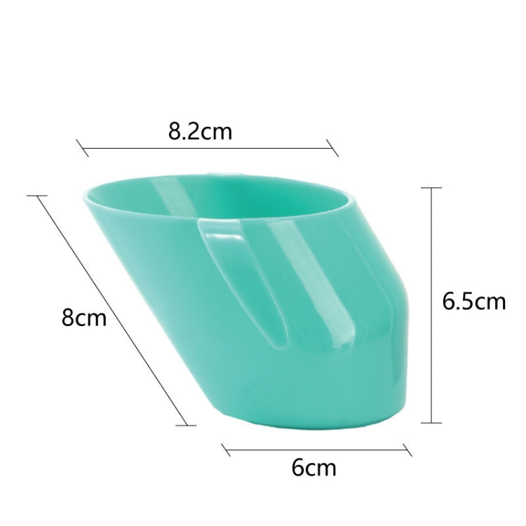 寶寶直飲漱口學飲杯斜口兒童喝水訓練杯