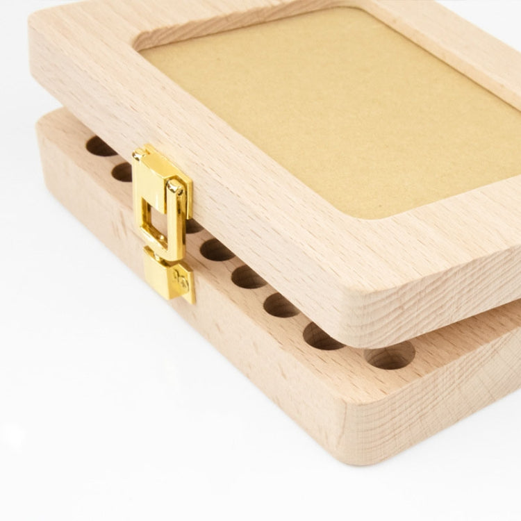 木製相框男女孩寶寶胎毛乳牙盒兒童牙齒收納盒紀念品禮物
