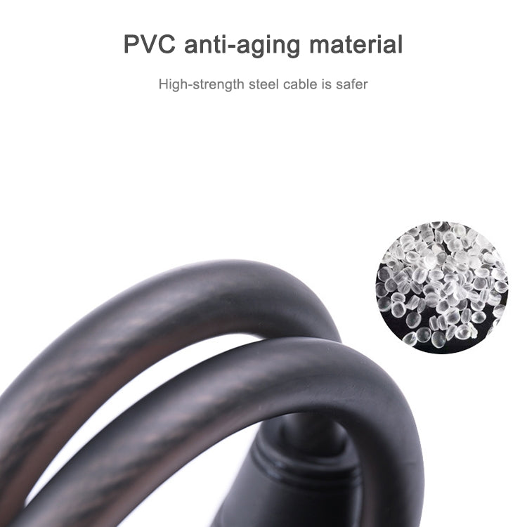 WHEEL UP 自行車鎖 防盜山地車密碼鎖鋼纜鎖單車騎行配件通用