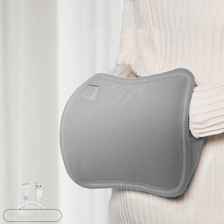 無水型石墨烯熱水袋充電式暖手寶暖水袋毛絨布套，款式：