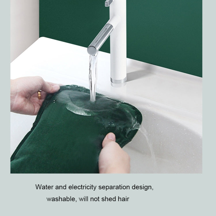 無水型石墨烯熱水袋充電式暖手寶暖水袋毛絨布套，款式：