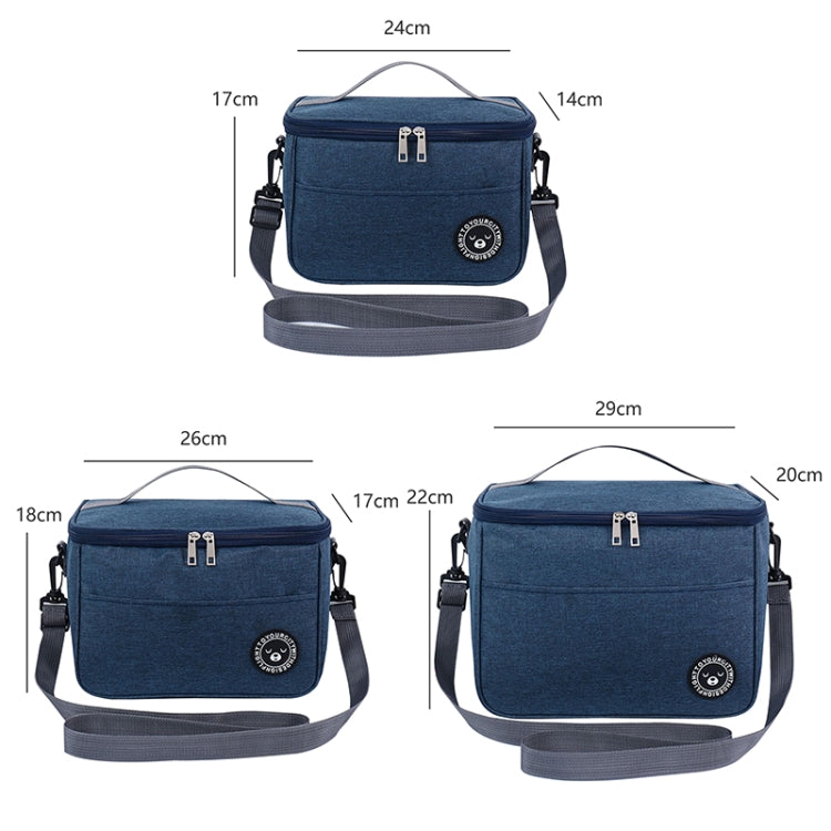 飯盒手提包方形保溫袋鋁箔加厚便當包上班族學生帶飯大容量野餐包帶肩帶