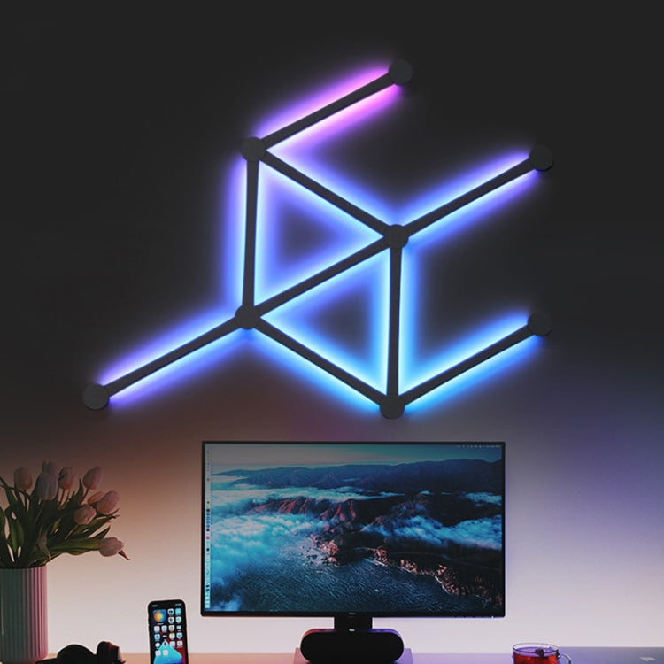 JSK-P22 智能RGB拼接燈節奏燈支持Amazon Alexa / Google Assistant /DuerOS