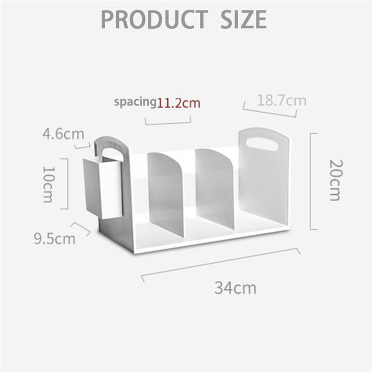 簡約鐵藝書架學生書桌書本收納架