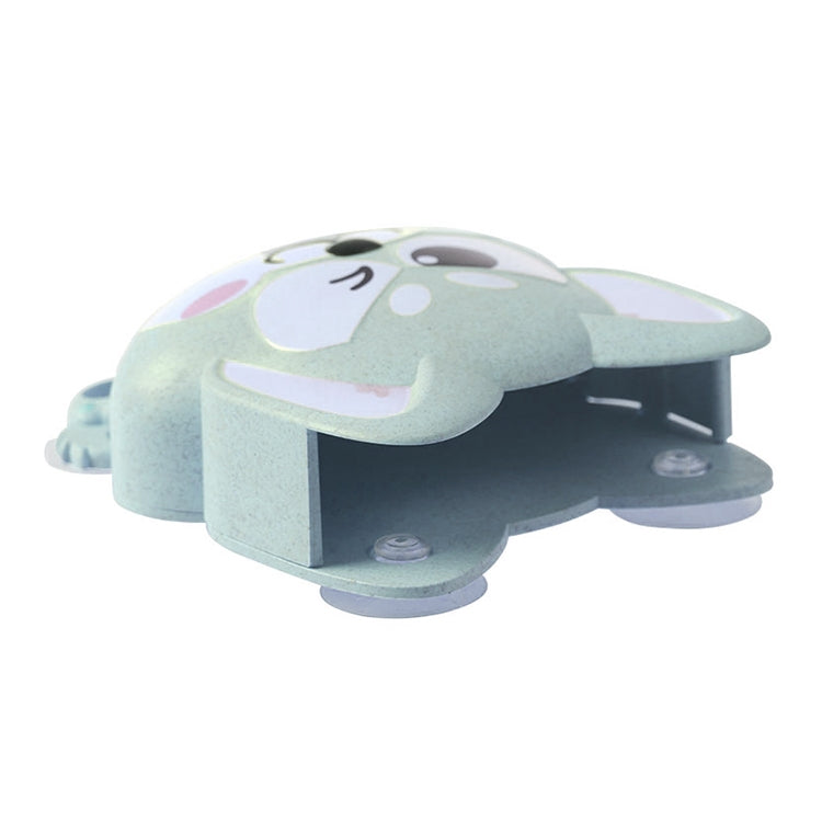 卡通狗狗牙刷牙膏吸壁式置物架，尺寸:16x14x5厘米