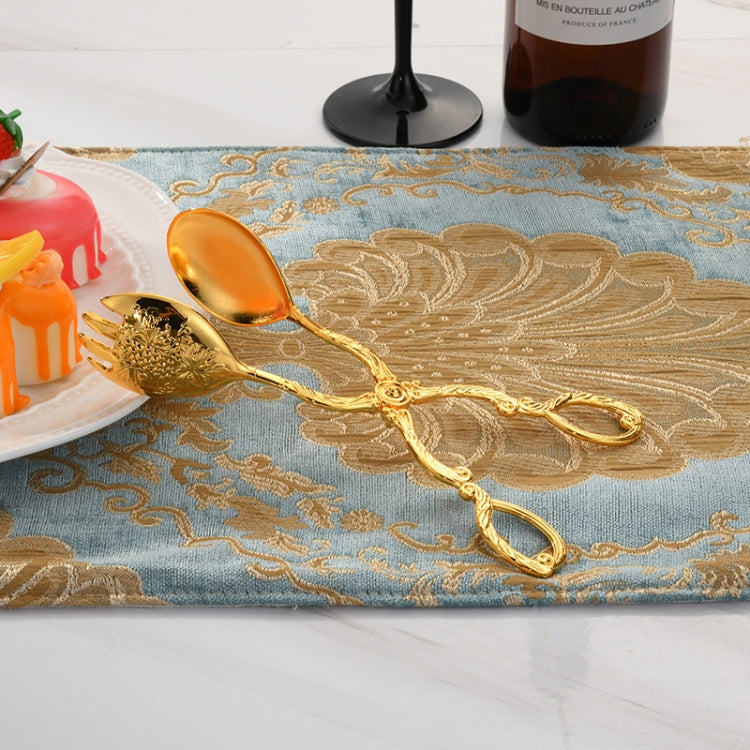 復古式鋅合金刀叉蛋糕水果點心沙拉夾