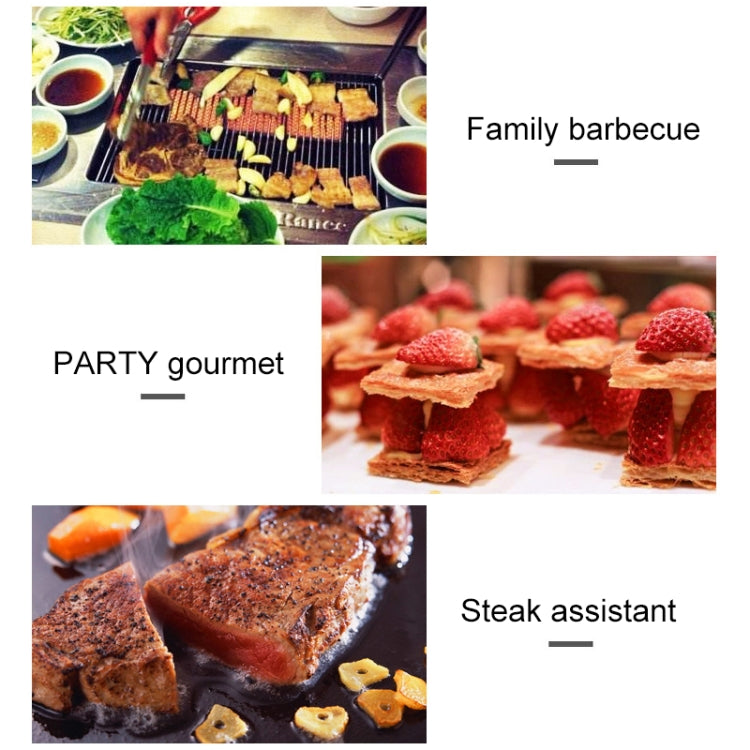 不銹鋼塑料柄燒烤鉗食物夾燒烤工具