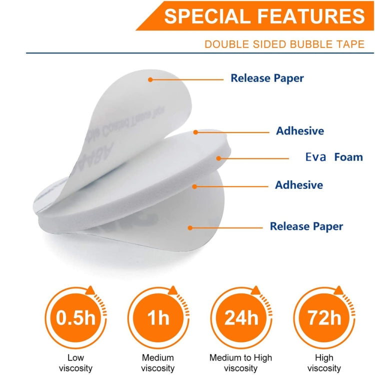 方形EVA泡棉雙面膠強力高粘海綿膠貼