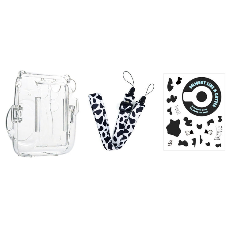 5套賣 適用於Fujifilm Instax Mini 11 收納殼+肩帶+貼紙3合一套裝