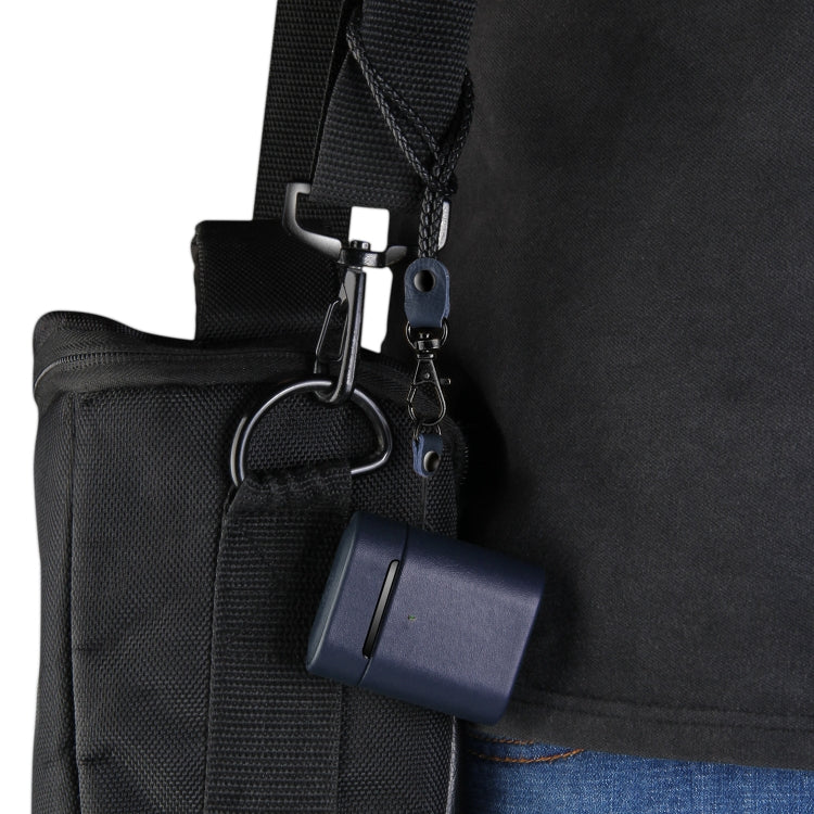 無線耳機保護殼牛皮套分體收納盒帶手繩