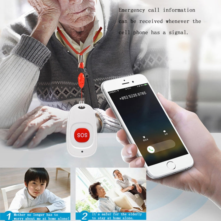 防水型SOS單鍵小遙控器一鍵求助緊急按鈕