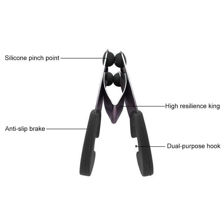不銹鋼塑料鍋邊夾 防燙手橡膠支架廚房小工具