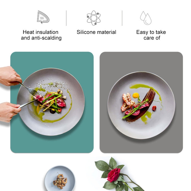 北歐風食品級硅膠墊餐具環保隔熱墊餐墊