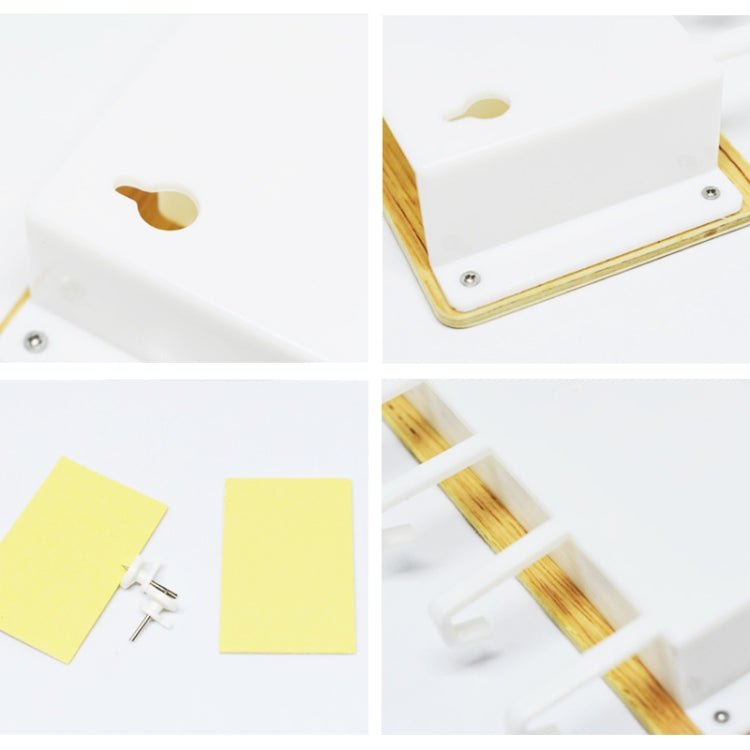 創意免打孔牆壁鑰匙掛架多功能掛鈎置物架