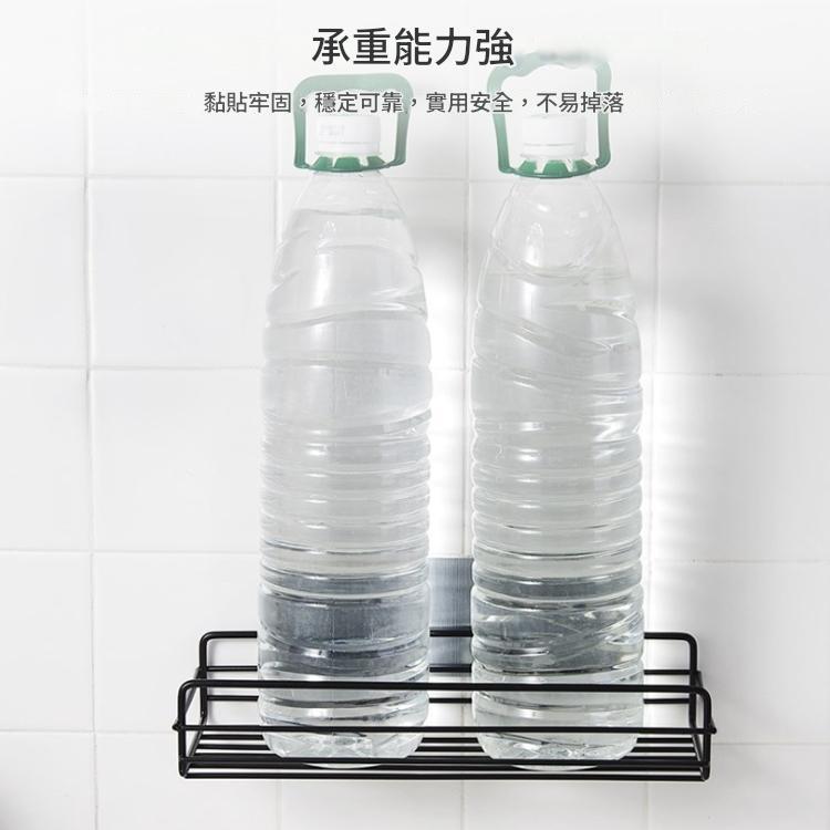 鐵藝浴室置物架 壁掛式免打孔 洗漱用品架