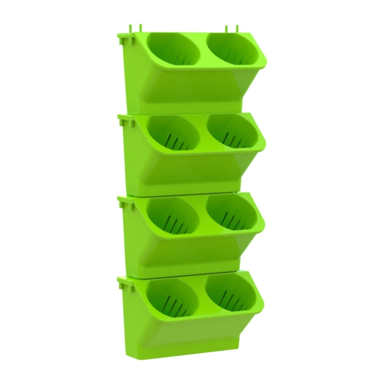 室內裝飾植物牆花盆 客廳陽台垂直綠化種植盒立體組合壁掛盆，尺寸: 24x14x57cm