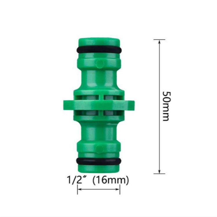 2個一賣 4分雙向奶嘴修復延長水管快速接頭塑料園藝工具