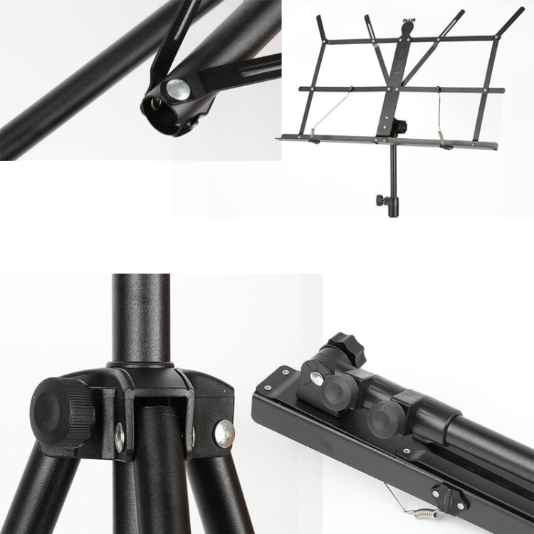 便攜式摺疊可升降加粗琴譜架子古箏吉他家用樂譜支架