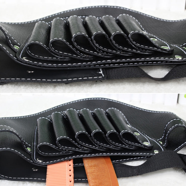 美髮師理髮剪夾梳子PU皮腰包理髮店美髮工具