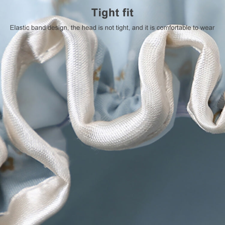 厚防水浴帽雙層淋浴發套女性用品浴帽，尺寸:28厘米