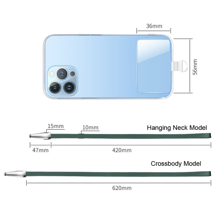動車手機掛繩防丟繩帶墊片，款式：, Hanging Neck Model, Crossbody Model
