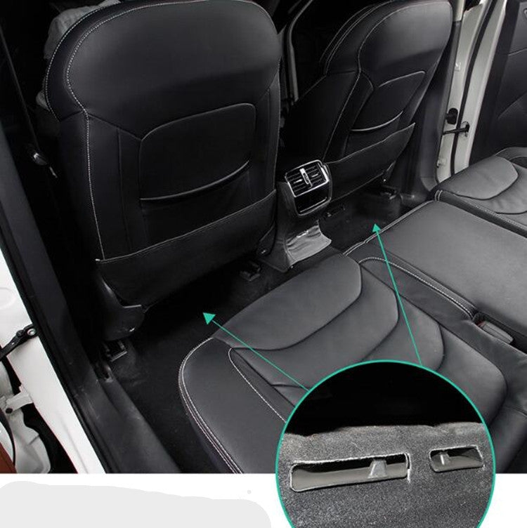 2套一賣 適用於斯柯達 車載空氣排氣口蓋座椅出風口保護罩