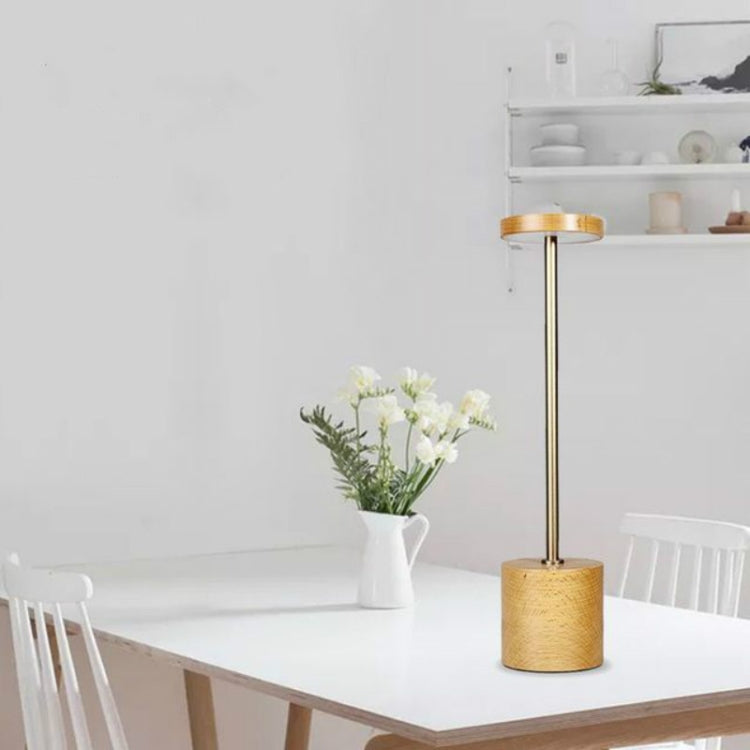 創意USB充電實木酒店檯燈LED兒童學生宿舍護眼閱讀學習燈