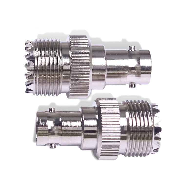 BNC母頭轉UHF PL-259 母頭直頭型射頻同軸適配器連接器