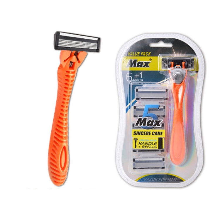 五層不銹鋼可替換刀頭一次性手動剃鬚刀