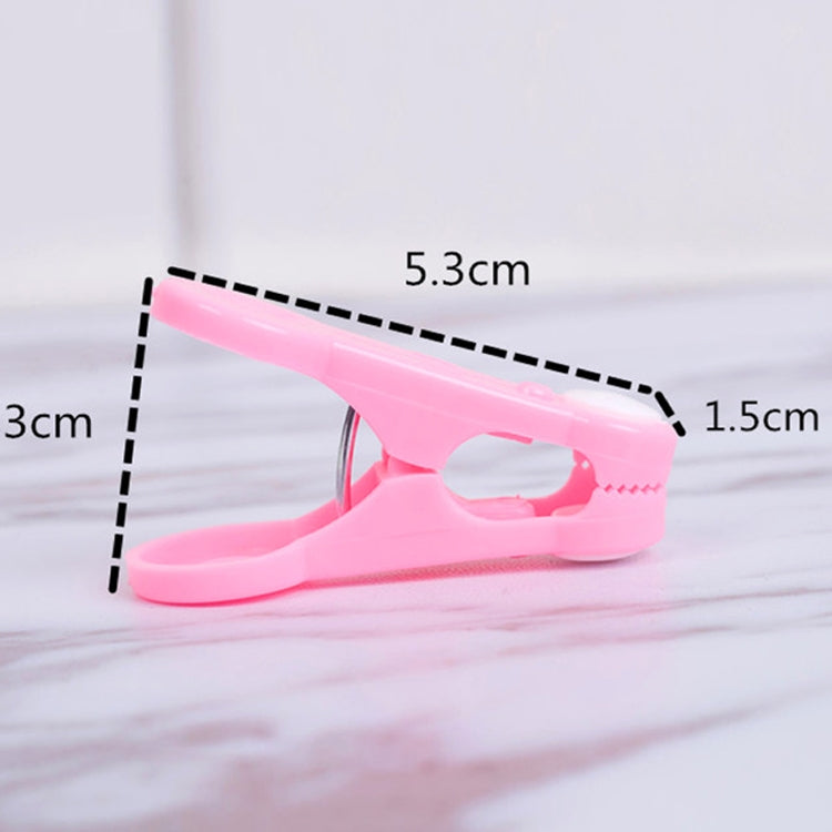 12隻裝混色 家用多功能塑料襪夾衣服內衣晾曬夾