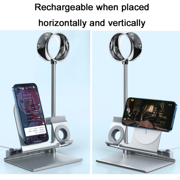 派凡 五合一多功能耳機收納支架 無線充底座支架