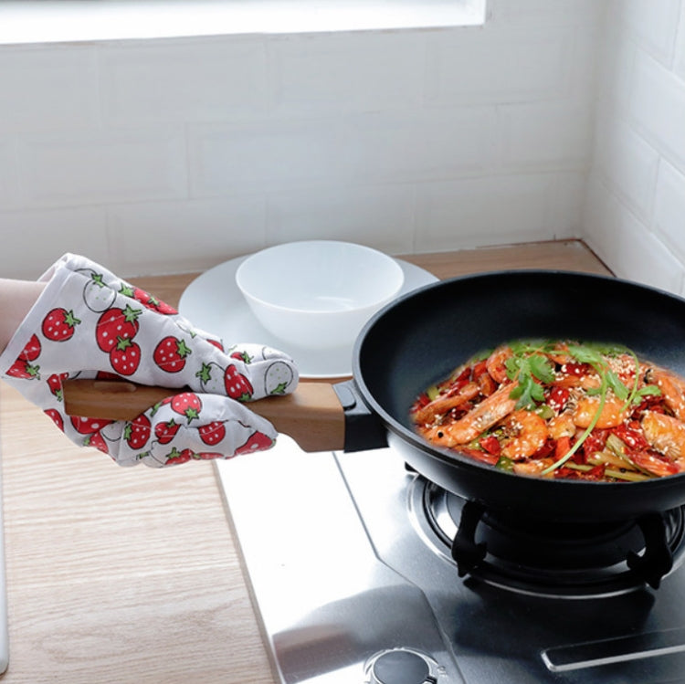 5套一賣 加厚微波爐耐高溫內加絨隔熱手套二件套