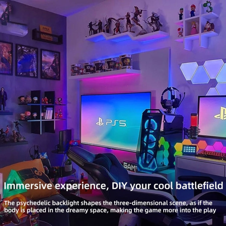 藍牙套裝智能音樂聲控燈條 防水5050RGB七彩變色氛圍LED燈帶 24鍵遙控